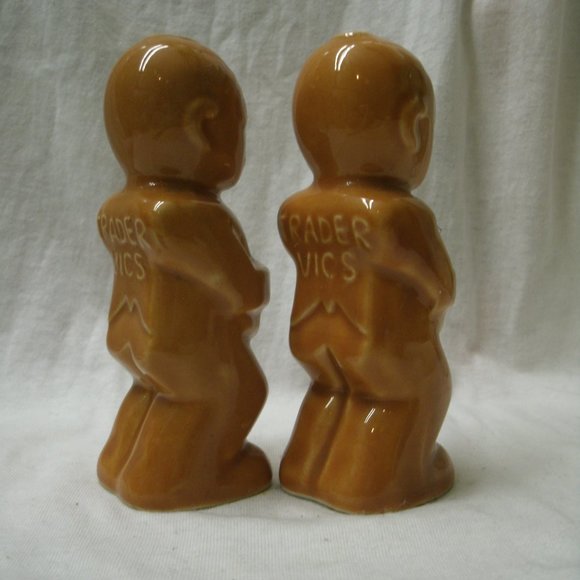 Trader Vics Tiki Figures Salt & Pepper Shakers - Picture 9 of 16